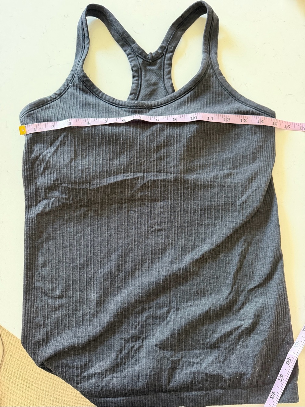 Ebb to Street Tank Top Light Support, B/C Dark grey sz 8 - Picture 4 of 6